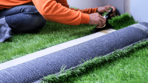 Installing Artificial Turf on Uneven Ground