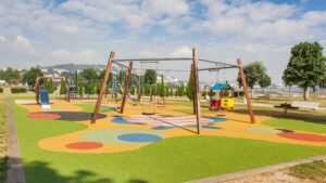 Safe Play Area with Artificial Turf
