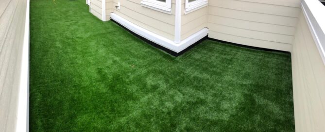 Premium Grass Blades Lush in Surrey Rooftop Patio
